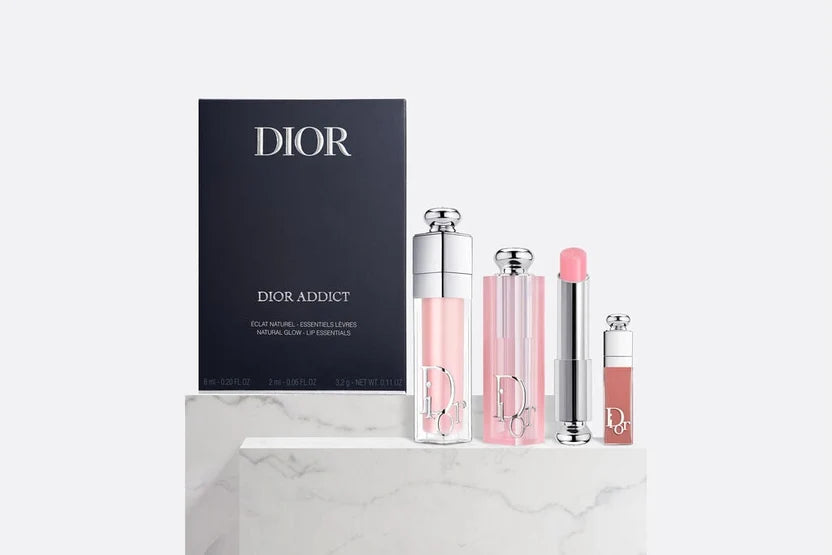Dior Addict Lip Glow and Lip Maximizer 3-Piece Pink Lip Set