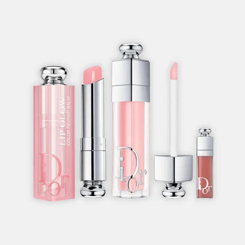 Dior Addict Lip Glow and Lip Maximizer 3-Piece Pink Lip Set