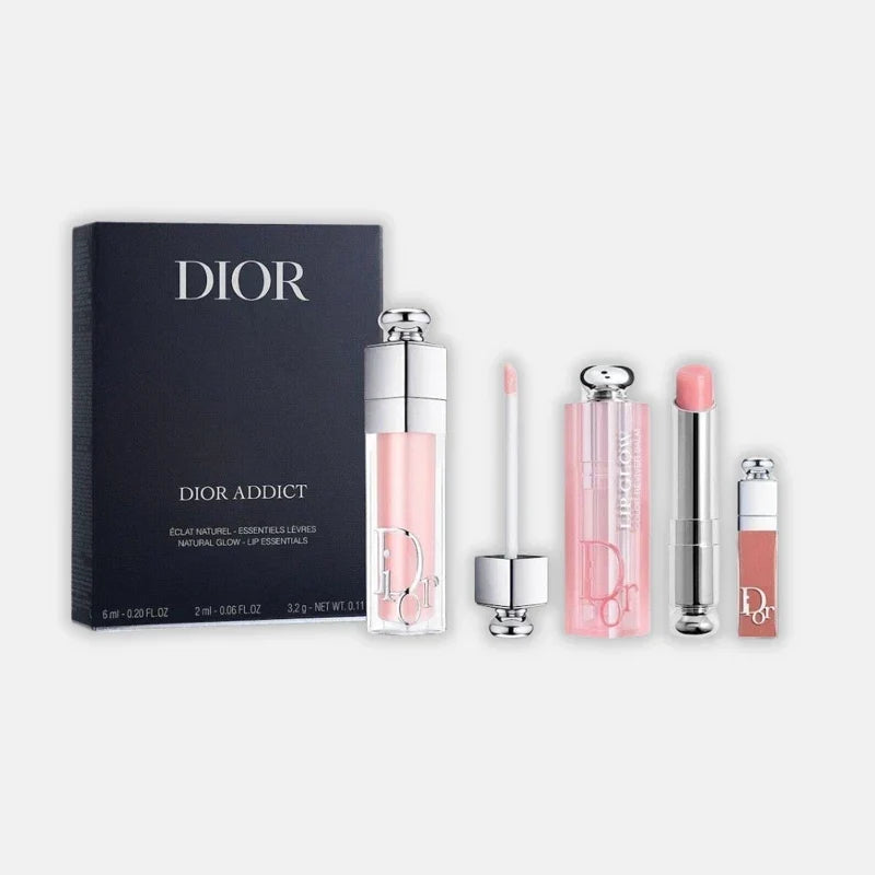 Dior Addict Lip Glow and Lip Maximizer 3-Piece Pink Lip Set